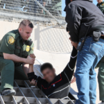 Migrant Enclosure in Texas - US Border Patrol Facility