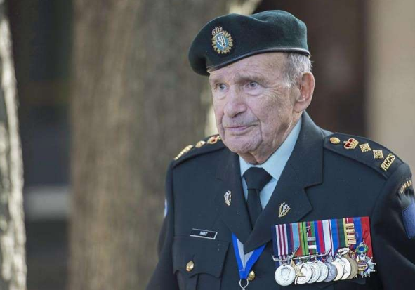 Colonel David Lloyd Hart Dies At 101 Age - Funeral Ceremony