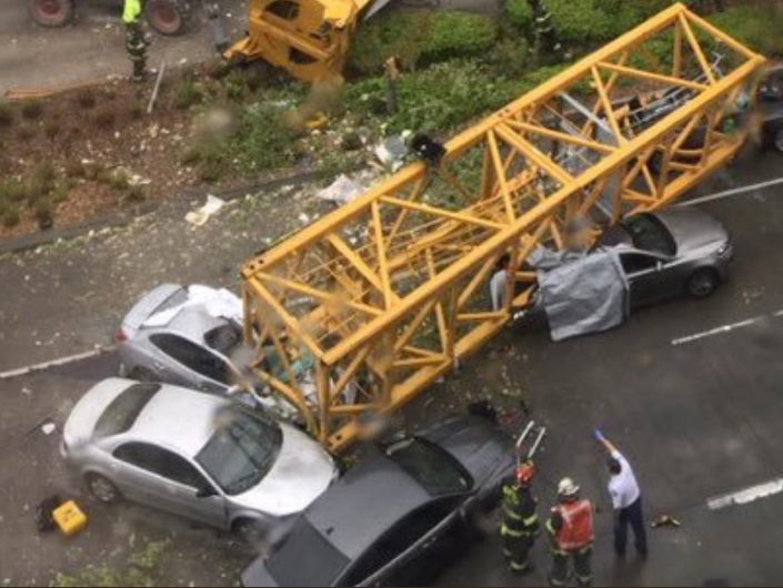 Seattle Crane Accident - 4 Killed & 3 Injured In South Lake Union