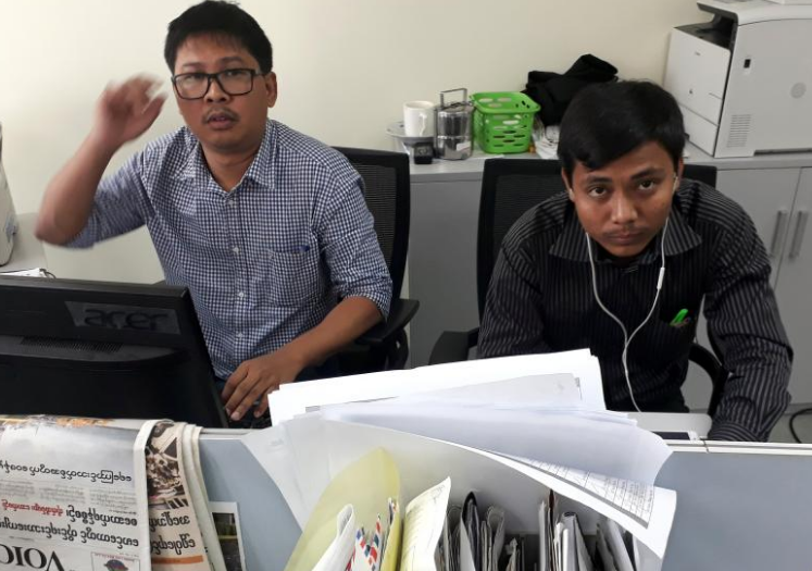 Myanmar Freed Reuters Journalists & Others